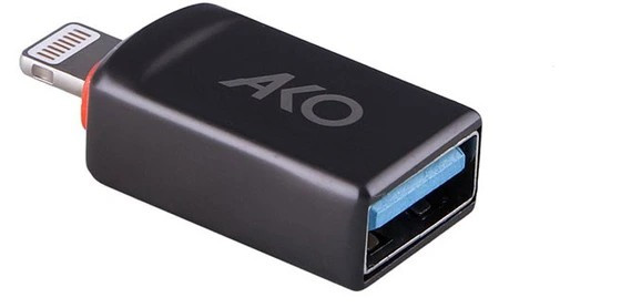 مبدل USB به لایتنینگ آکو مدل AUB-3